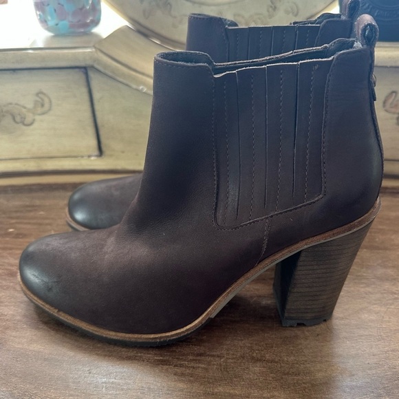 Steve Madden Shoes - Steve Madden Ryland Chocolate Suede Chunky Wood Heel Ankle Boots, NWOB, Size 10